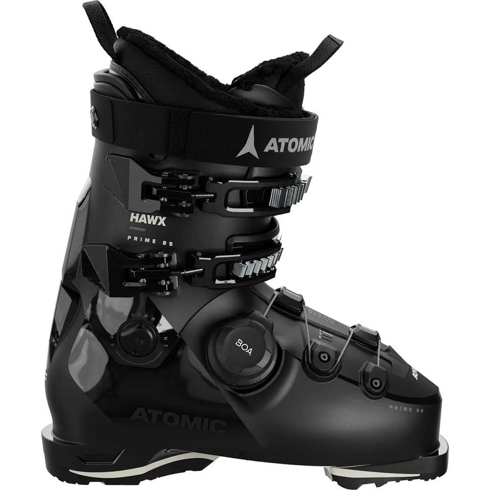Atomic HAWX Prime 85 BOA GW Womens Alpine Ski Boots, Black/Stone, W26/26.5 MY25