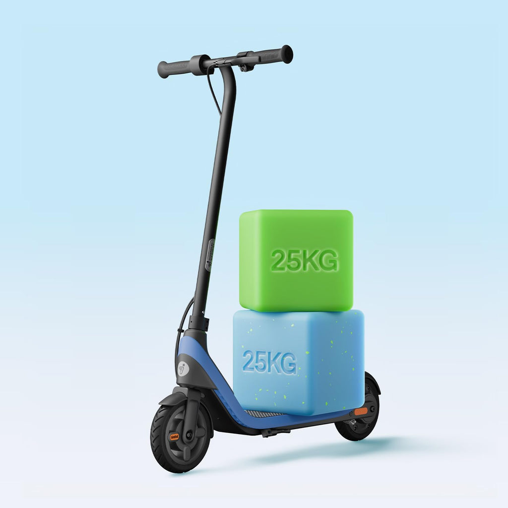 Segway Ninebot eKickScooter C2 Lite, w/8.7 mi Max Operating Range & 9.9 mph Max Speed, Electric Scooter for Kids Ages 6-10, Up t