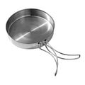 Vanzack Outdoor Pan Camping Cooking Pot Backpacking Cookware Outdoor Cookware Outdoor Cooking Pan Camp Cookware Pan Bbq Frying P
