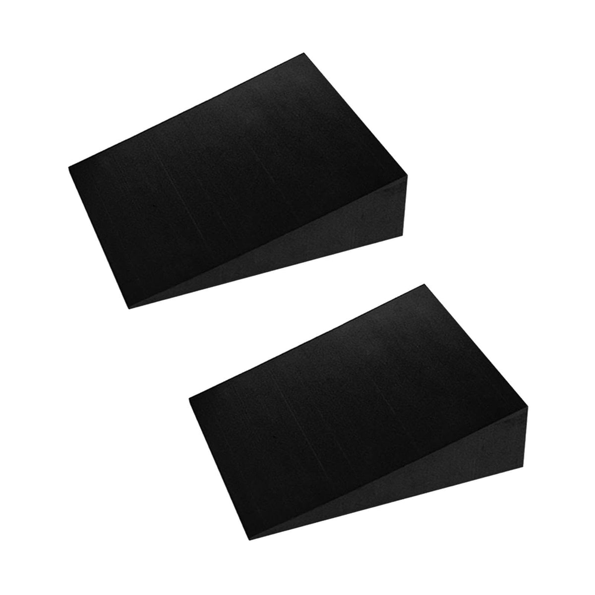 Enakshi 2Pcs Slant Board Calf Stretcher Fitness EVA Heel Stretcher Yoga Wedge Blocks Black Color 11.5cmx9cmx3cm|Sporting Goods |