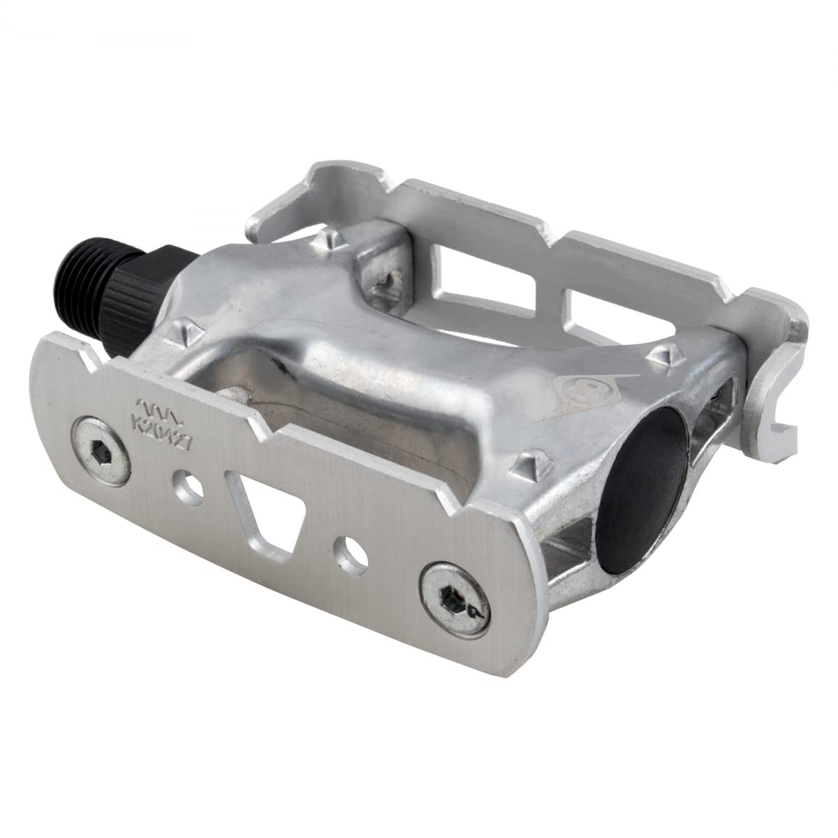 Origin8 Pro Track Light Pedals, 9/16, Silver