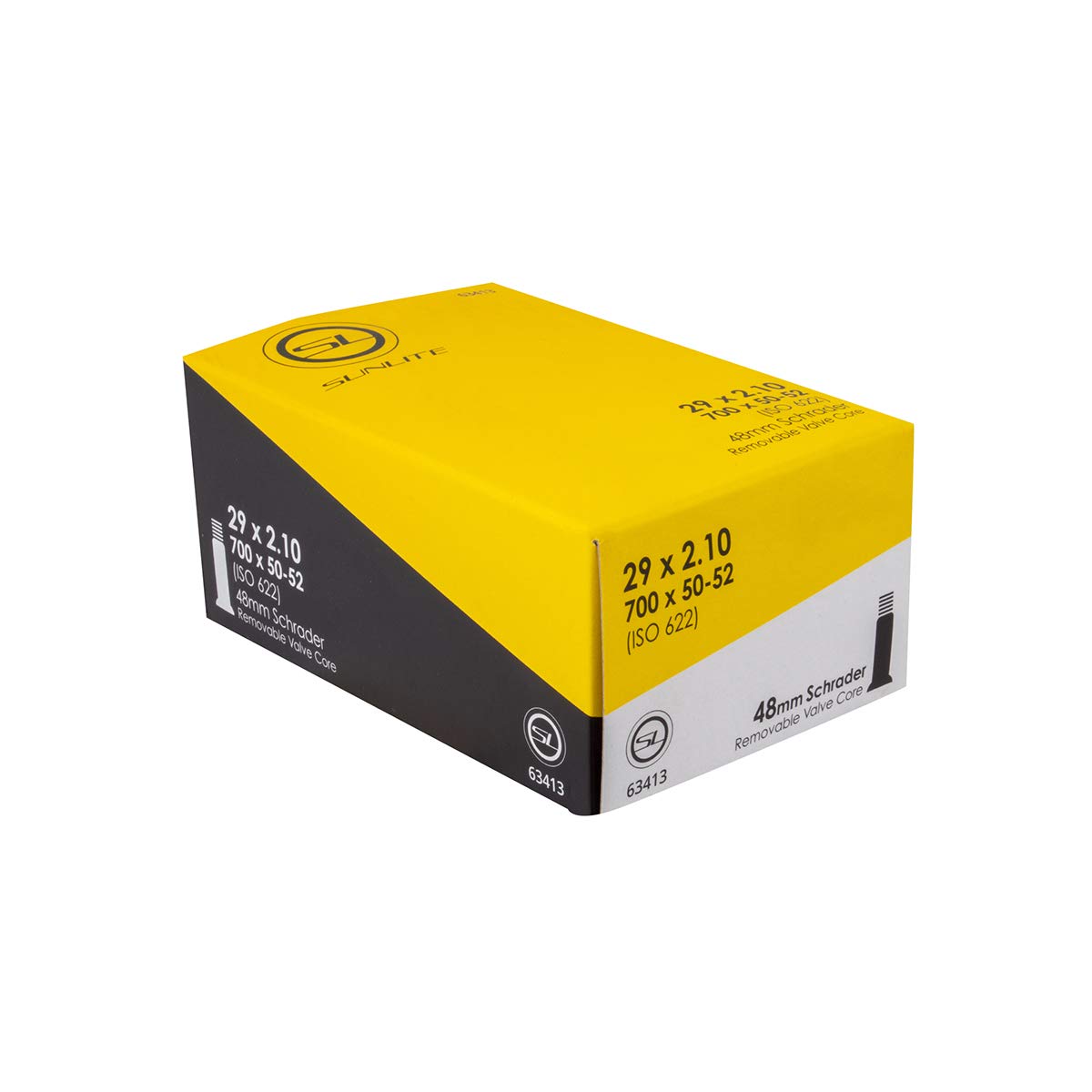 Sunlite Schrader Valve Bicycle Tubes, 29 X 1.90-2.30'' (700 X 50-52) / 48Mm Valve