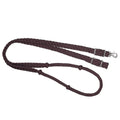 Tough 1 Knotted Cord Roping Reins, Brown