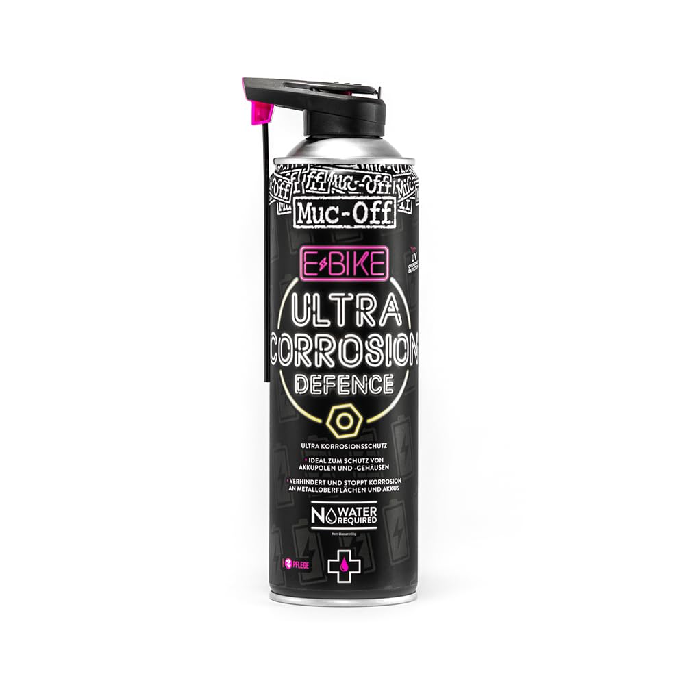 Muc Off E-Bike Ultra-Corrosion Defence, 485 Milliliters - Advanced Anti-Corrosive Protection Spray For Electric Bikes - Prevents