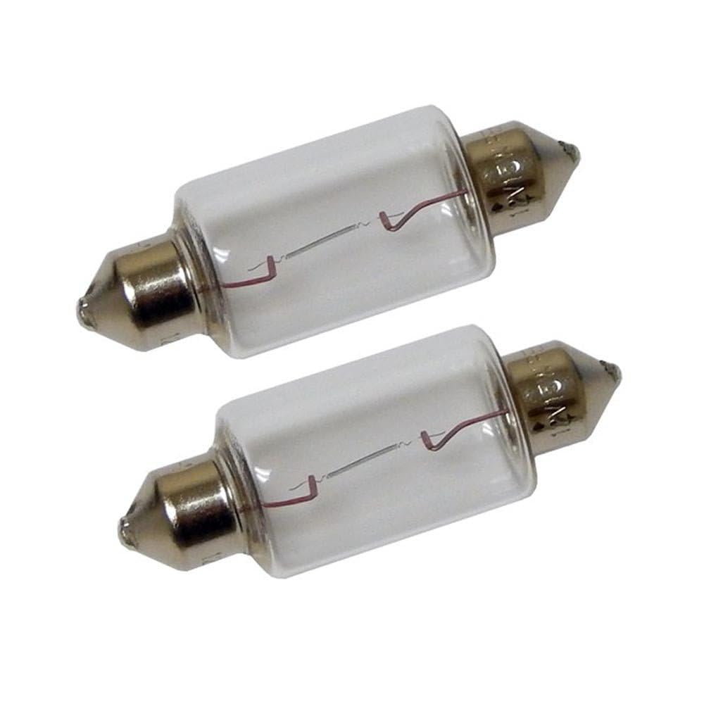 Perko Double Ended Festoon Bulbs - 12V, 15W, 97A - Pair