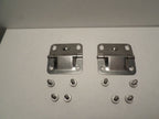 Coleman Replacement Cooler Hinges (2-Pack), Stainless Steel Hinges For Damaged Coleman Coolers, 2 Steel Hinges & 8 Mounting Scre