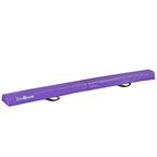 Zeny 6Ft Folding Gymnastics Balance Beam Foam Floor Balance Beam Bar With Anti-Slip Base Walking Beams Home Gymnastics Equipment