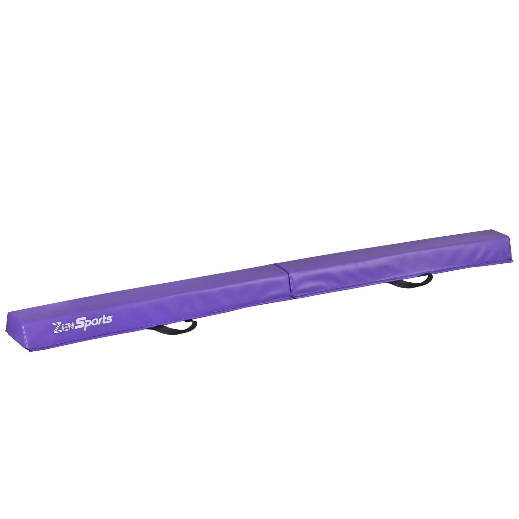 Zeny 6Ft Folding Gymnastics Balance Beam Foam Floor Balance Beam Bar With Anti-Slip Base Walking Beams Home Gymnastics Equipment