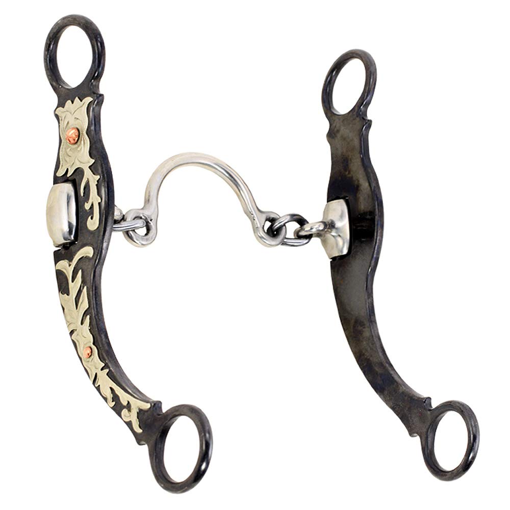 HILASON Sweet Iron Ported Chain Bit N/A 71/2