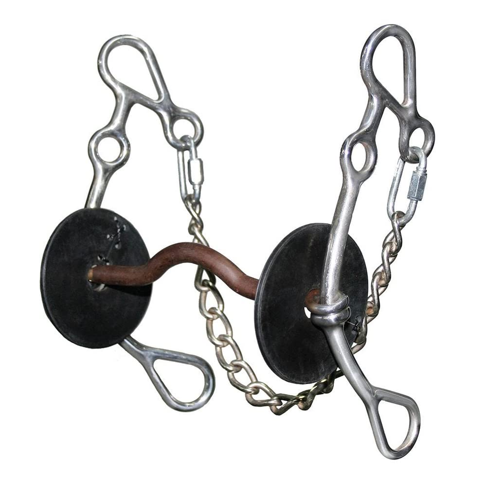 Circle Y Reinsman Josey Go-Around Combination Bit For Horse - 5'' Mouth - Stage C