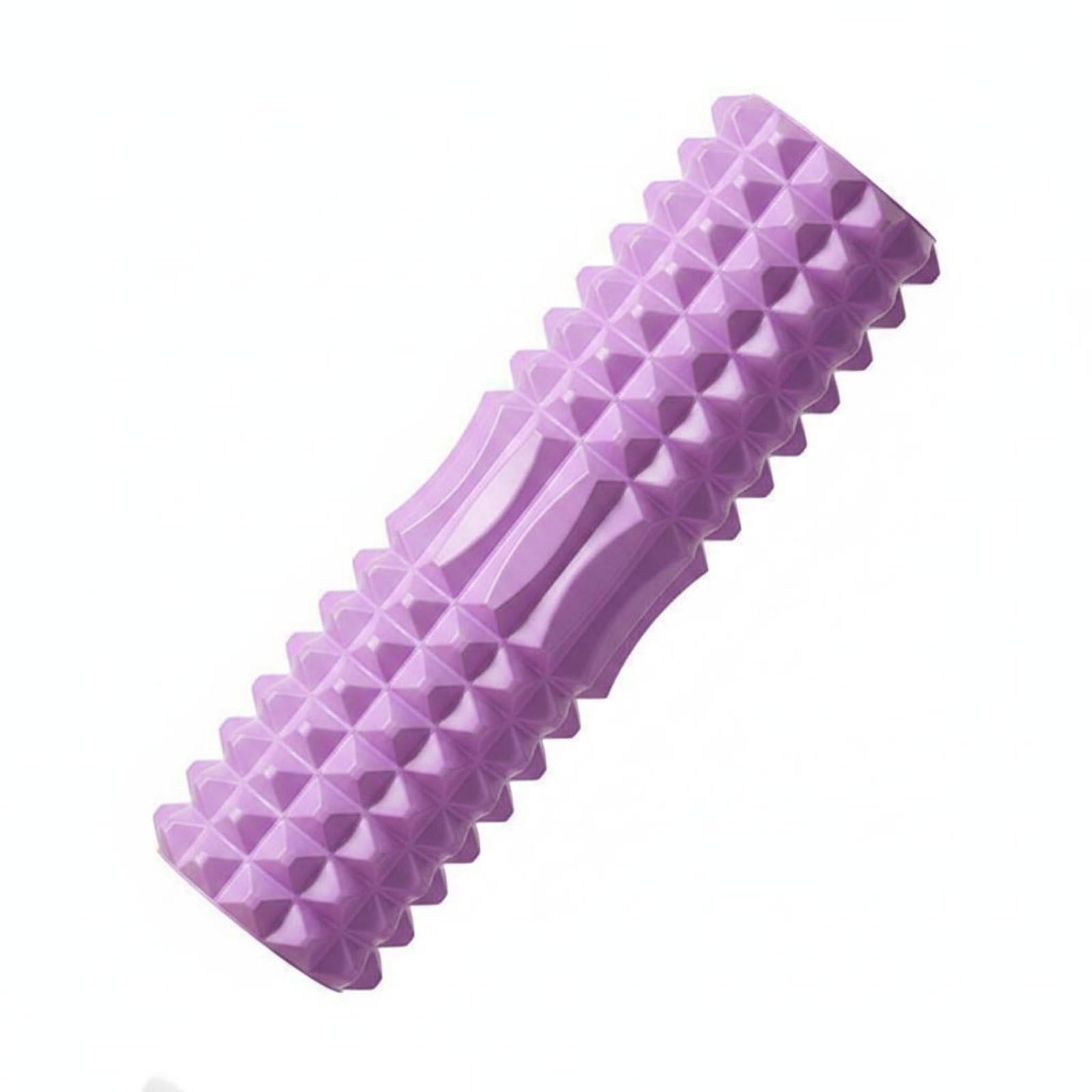 VISTORA Foam Roller Set Leg Shaping Textured Foam Roller Body Relaxation Muscle Massage Kit for Workout, Gym, Dream Purp  L |S