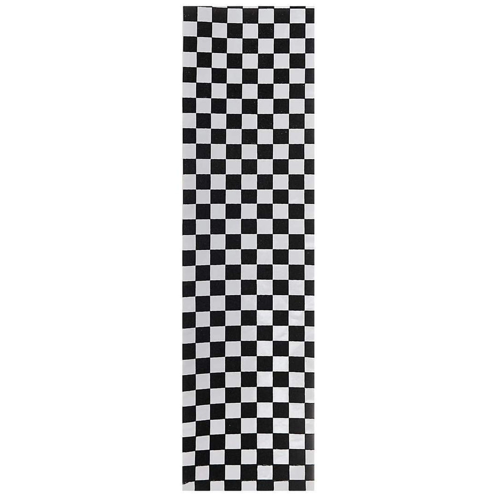 Turbo 9 X 33 Inch Skateboard Grip Tape Sheet White Checkerboard