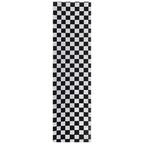 Turbo 9 X 33 Inch Skateboard Grip Tape Sheet White Checkerboard