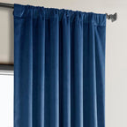 Hpd Half Price Drapes Heritage Plush Velvet Curtains For Bedroom  Living Room 50 X 84, Vpyc-198604-84 (1 Panel) Pisces Blue