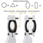 Topcabin Bicycle Adjustable Aluminium Alloy Bike Bicycle Kickstand Side Kickstand Fit For 22'' 24'' 26''- White