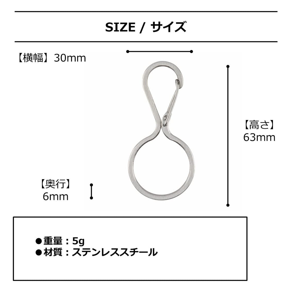 Nite Ize Infini-Key Keychain, A Better Key Ring To Hold, Attach, + Detach Keys