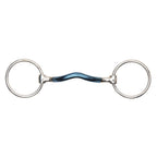 Shires Blue Alloy Loose Ring With Mullen Mouth (5'')