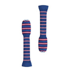 Scott Edward Knit Hybrid Golf Club Covers Fits Hybrids/Ut Classical Fine Stripes With Long Neck Funny And Fresh Colors (Blue Red