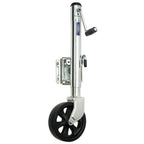 Fulton Xp15 0101 Steel Swing-Away Bolt-On Jack With 10'' Travel And 8'' Poly Wheel - 1500 Lb. Weight Capacity
