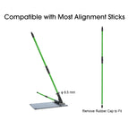 Wishdirect Golf Alignment Stick Holder, Angle Adjustable Golf Swing Plane Trainer Aid For Aiming Putting Swing (Alignment Sticks