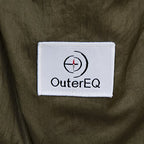 Outereq Portable Parachute Camping Hammocks Lightweight Nylon Fabric Travel Hammock (Army/Olive, 295Cm X 198Cm/Double)