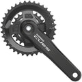 Shimano Cues Fc-U4000-2 Crankset - 170Mm, 9/10/11-Speed, 36/22T, Riveted, Square Taper Jis Spindle Interface, Black