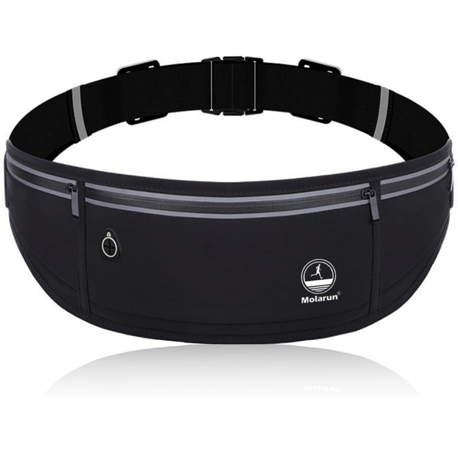 Running Belt Fanny Pack, Slim Waist Pack Bag Money Belt Phone Holder For Running