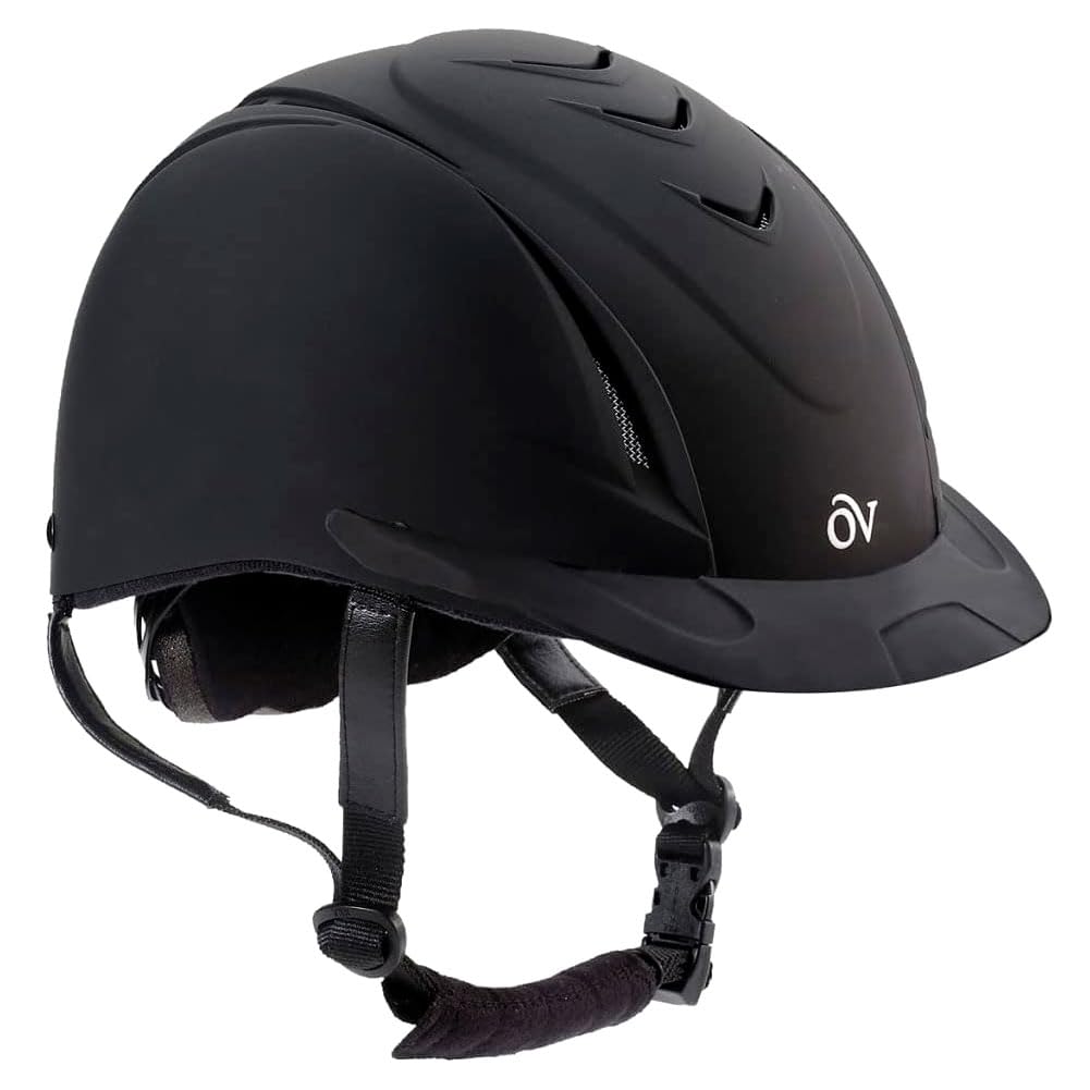 Ovation Deluxe Schooler Low Profile Horse Riding Helmet Xs/S And Deluxe Hair Net (Pack Of 2)