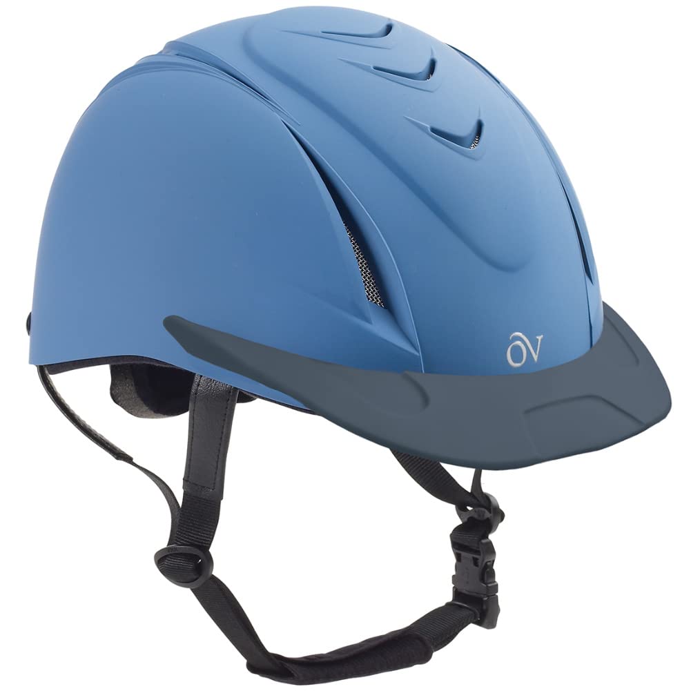 Ovation Deluxe Schooler Blue Xxs/Xs Helmet With Deluxe Pk/2 Black One Size Hair Net