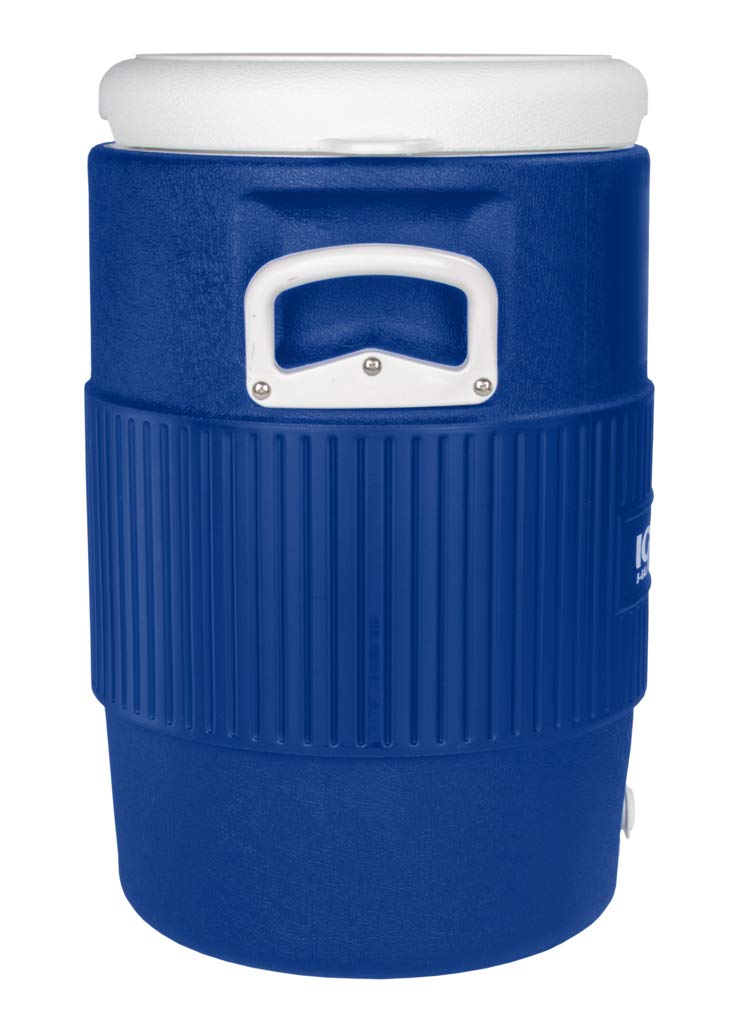 Igloo Seat Top Beverage Cooler With Cup Dispenser (5-Gallon, Ocean Blue)