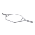 Cap Barbell Olympic Trap Bar, Shrug Bar, Hex Bar With Flush Neutral Grips, Chrome - New Version (Obis-90Hc)
