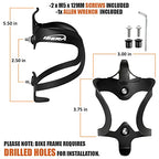 Ibera Bicycle Lightweight Aluminum Water Bottle Cage, Black