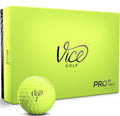 Vice Golf Pro Plus Golf Balls, Lime (One Dozen) (Viceproplus)