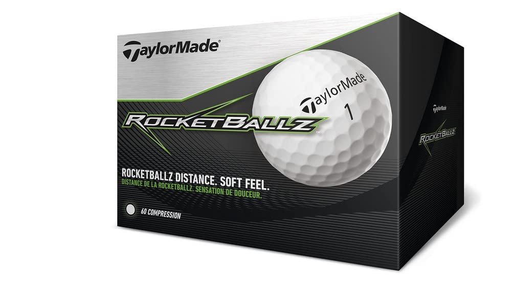 Taylor Made Unisexs Tm19 Rocketballz 36 Pack Golf Ball, White, One Size