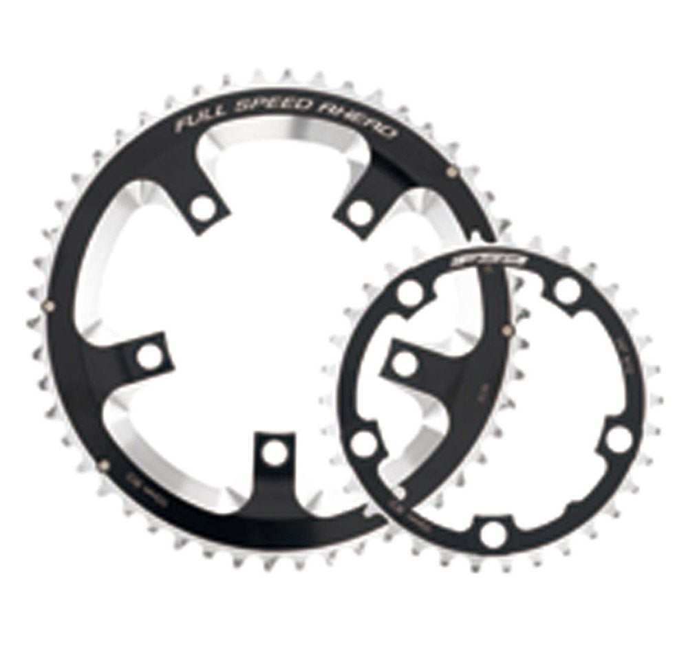 Fsa Pro Road Chain Ring, 110X36T, Black/Silver