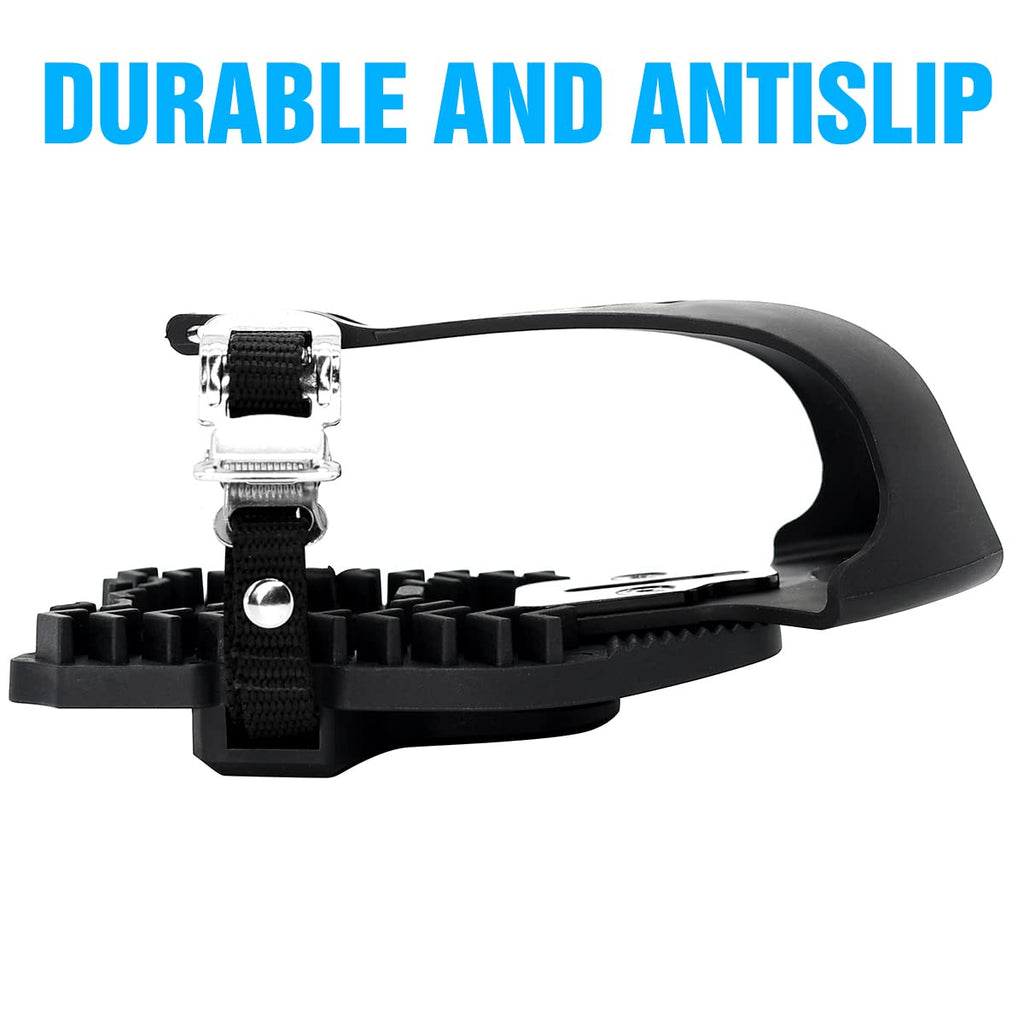 Thinvik Bike Toe Cages Pedal For Peloton Spin Bike & Peloton Bike+ Pedals - Indoor Cycling Pedal Adapters Convert Look Delta Ped