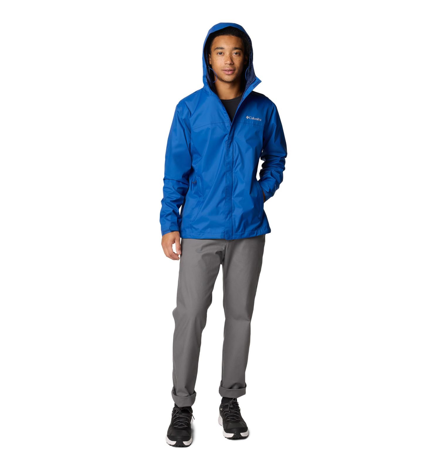 Columbia Mens Watertight II Jacket, Mountain Blue, 2X Tall