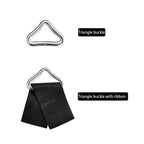 Trampoline Triangle Buckle, 10Pcs Triangle Rings Buckle V-Rings, High Strength Erosion Resistance Metal Triangle Ring Buckle For