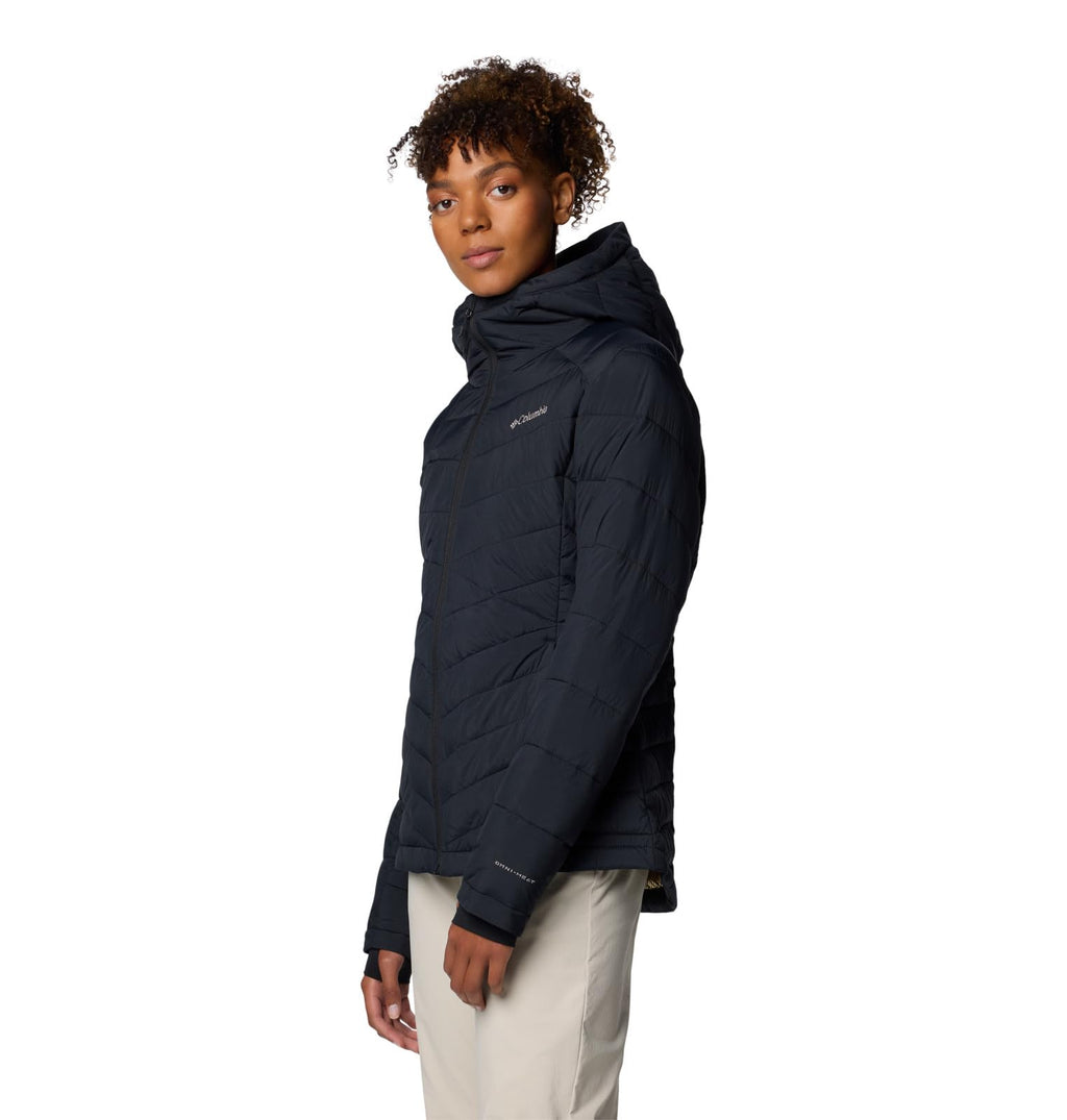 Columbia Womens Joy Peak II Hooded Jacket, Black, Small