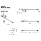 Magma Products, Marine Kettle Round Rail Mount, A10-080