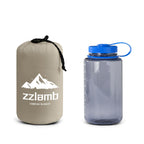 Zzlamb Camping Blanket For Adults, Compact Lightweight Soft Puffy Blanket Water-Repellent, Packable Warm Quilt Down Alternative