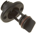 T-H Marine Dp-1-Dp Self-Retaining Boat Transom Drain Plug - Black