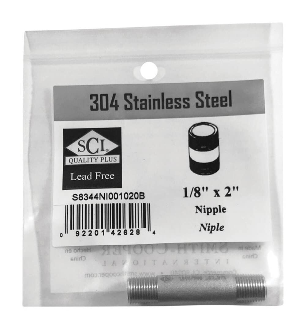 Nipple Ss 1/8''X2'' (Pack Of 1)