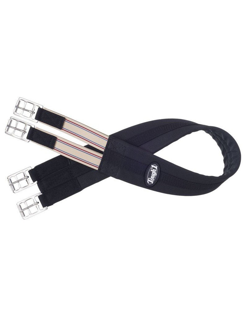 Tough 1 Padded Cotton English Girth, Black, 48-Inch