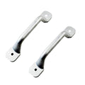 Isure Marine 2Pcs Boat Cleat Grab Rail Handles Aluminum Fishing Rowboat Duck Jon Boat Row Boat Transom Handles