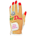 Giggle Golf Women s Golf Glove (Large, Worn On Left Hand, Golf Diva)