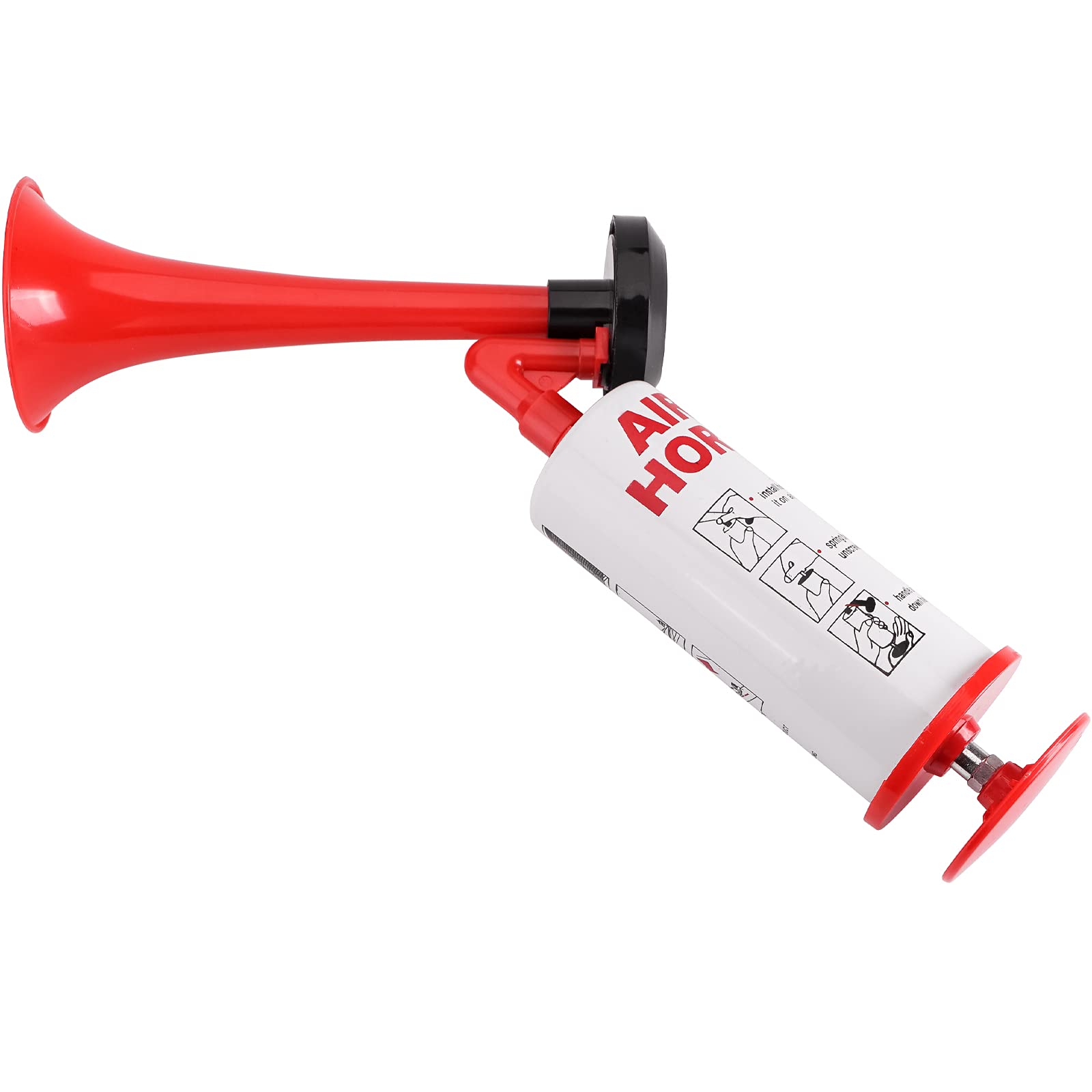 Aolihan Handheld Air Horn, Aluminum+Abs Portable Handheld Air Pump Horn, Loud Noise Maker Safety Horn For Boats Cars Sporting Ev