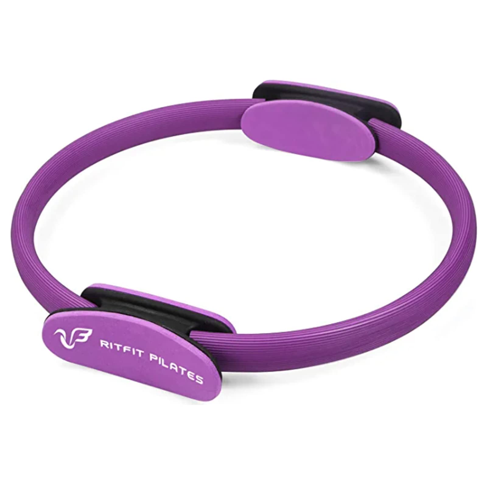 Ritfit Pilates Ring Circle - 14 Inch Magic Fitness Circle For Toning Inner & Outer Thighs, Bonus Workout Guide Included (Purple)