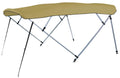 Carver A(8Sq) 4893Ub-16 8'L 4-Bow Sq Tube Pontoon Bimini Top Kit - 48'' H, Fits 96''-102'' W, Toast