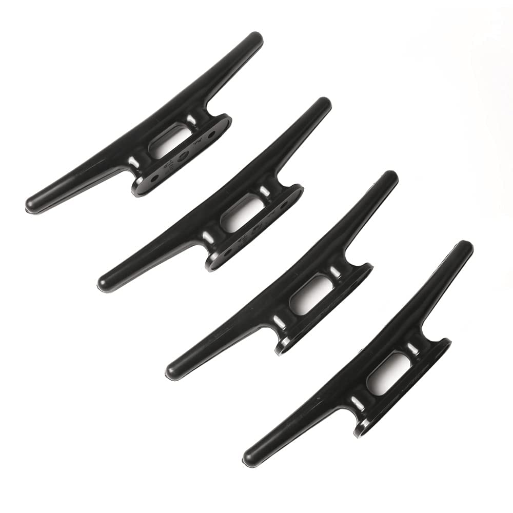 Mizugiwa Nylon Boat Cleats Dock Cleats Black 8 Inch Boat Ties,Kayak Rope Tie Cleat,Rope Cleat,Kayak Cleat For Boat Docks,Kayaks,